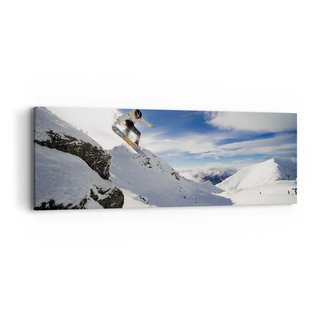 Bild auf Leinwand - Leinwandbild - Freiheit ohne Grenzen - 90x30 cm