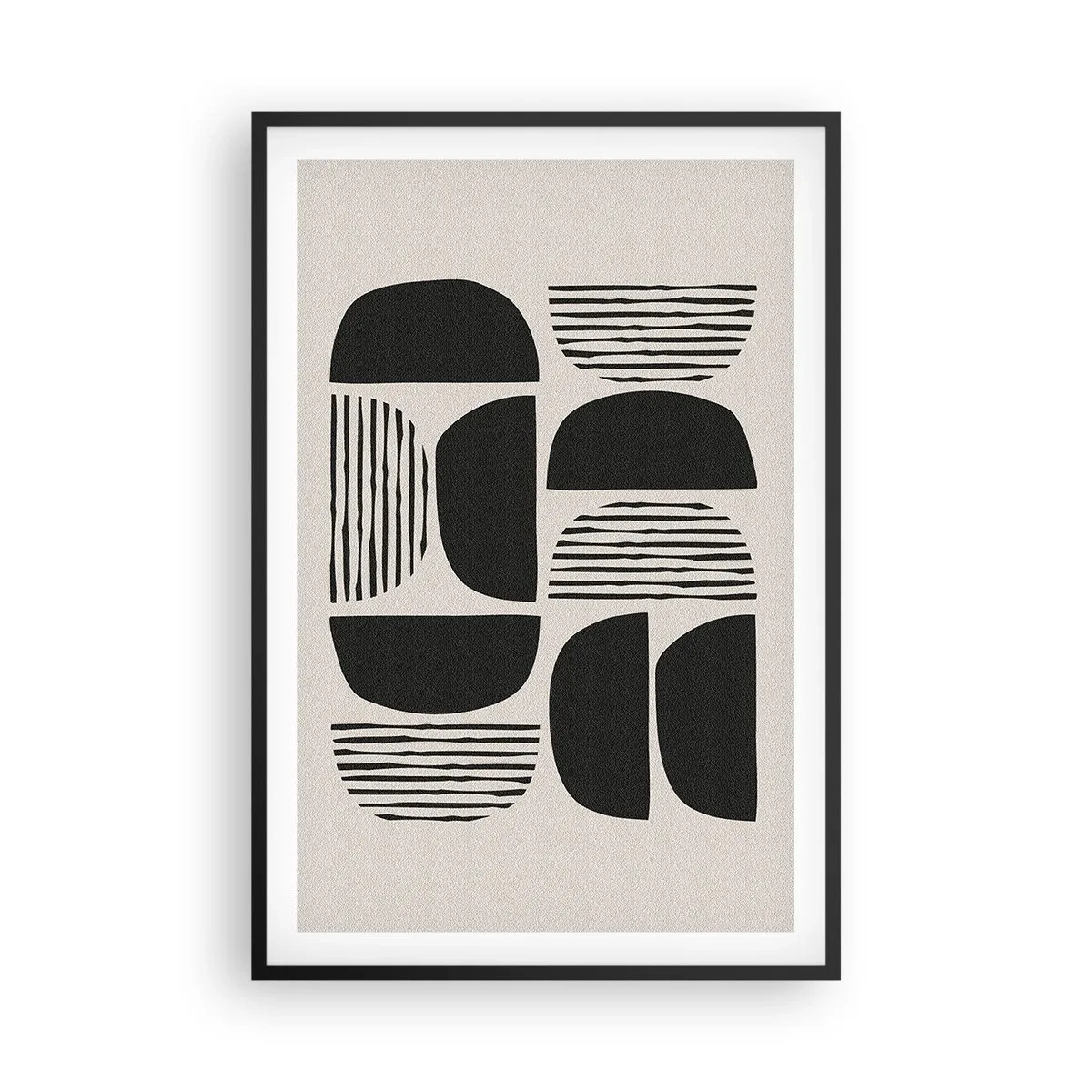 Poster in einem schwarzem Rahmen - Halbherzige Deals - 61x91 cm