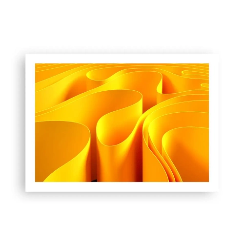 Poster - Wie Sonnenwellen - 70x50 cm