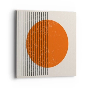 Bild auf Leinwand - Leinwandbild - Immer die Sonne - 40x40 cm