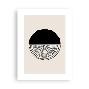 Poster - Halb und halb - 30x40 cm