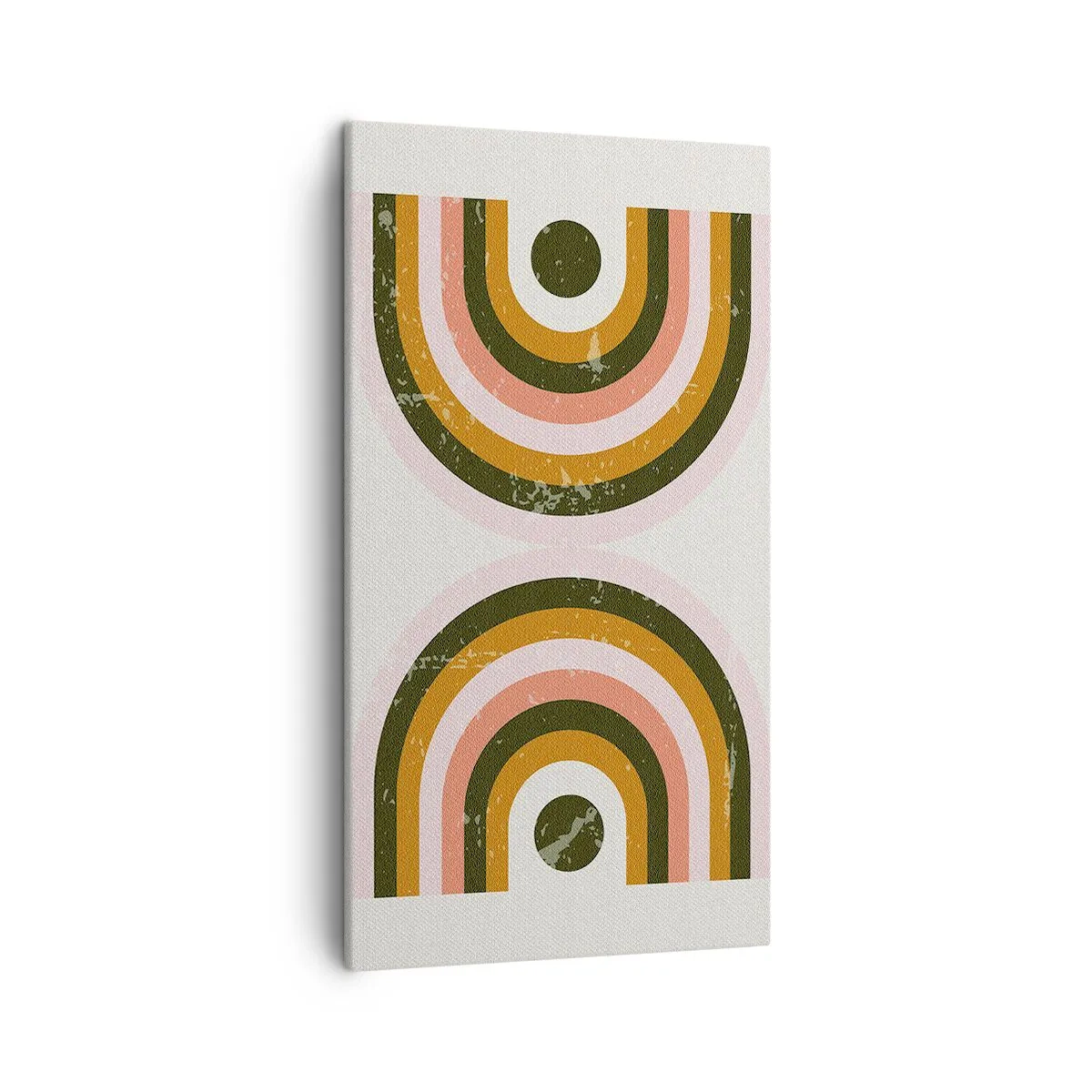 Bild auf Leinwand - Leinwandbild - Zwillingsabstraktion - 45x80 cm