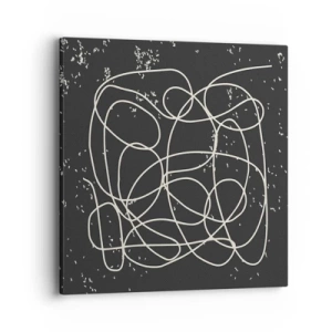 Bild auf Leinwand - Leinwandbild - Wandernde, umherschweifende Gedanken - 40x40 cm