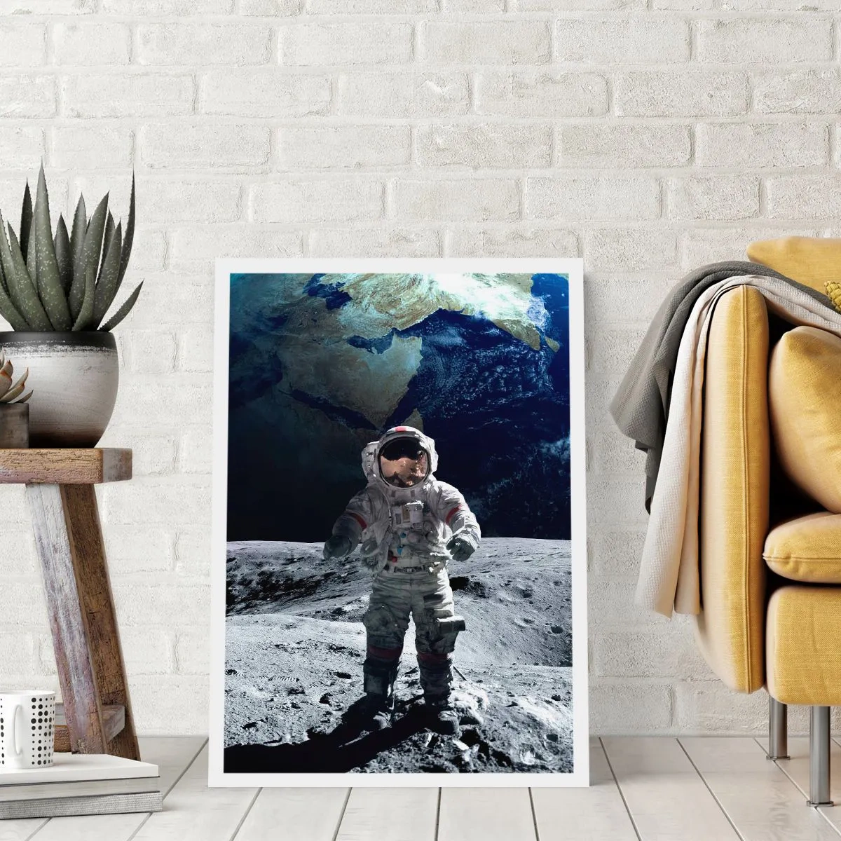 Poster - Grüße vom Mond - 61x91 cm