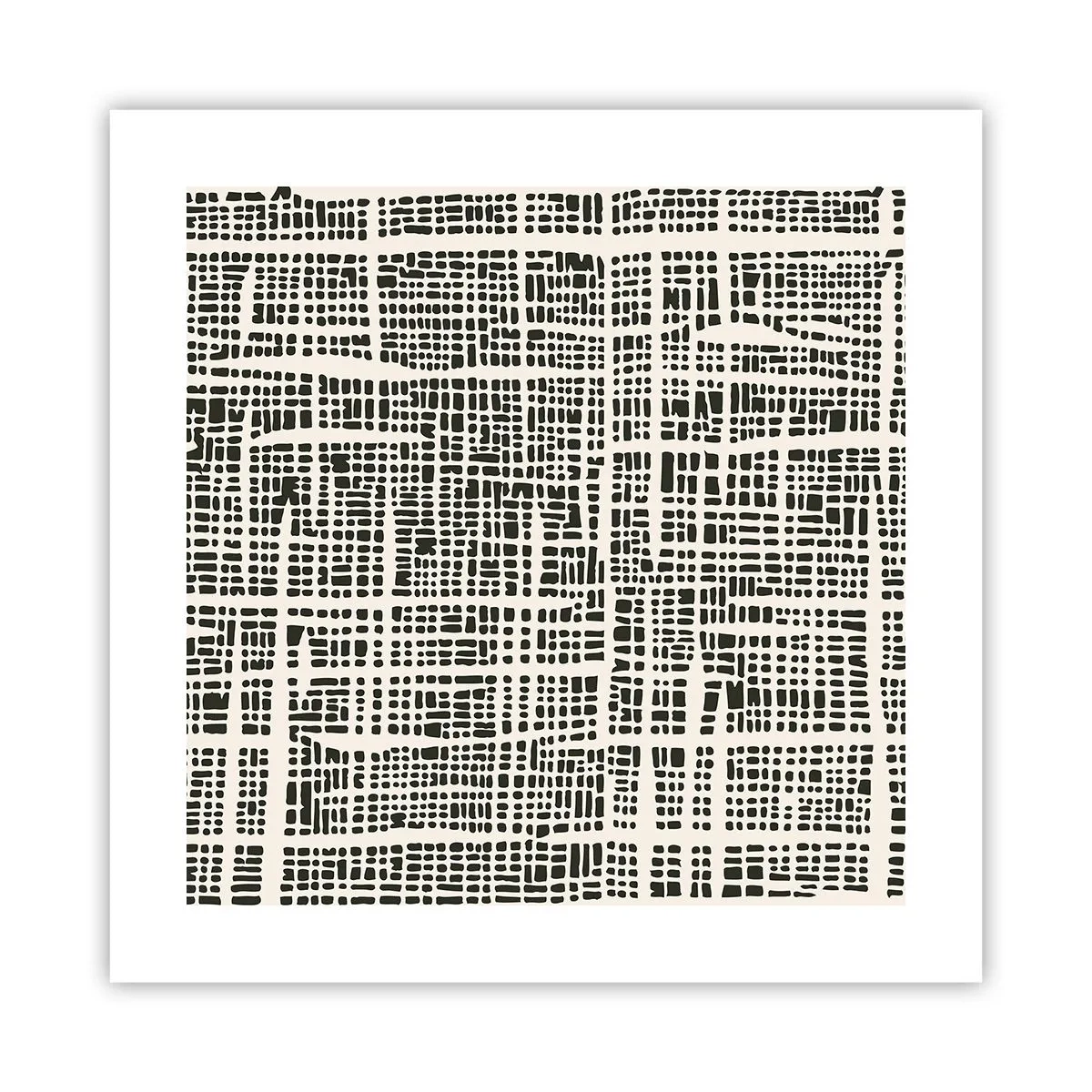 Poster - Gewebte Komposition - 40x40 cm