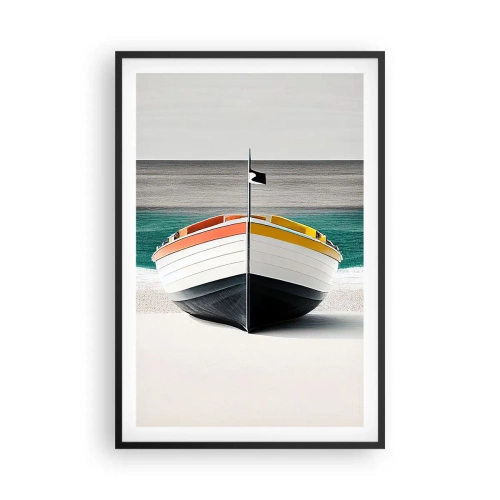 Poster in einem schwarzem Rahmen - An seinem Platz - 61x91 cm
