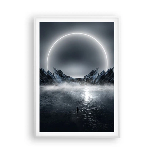 Poster in einem weißen Rahmen - Ende der Geschichte - 70x100 cm