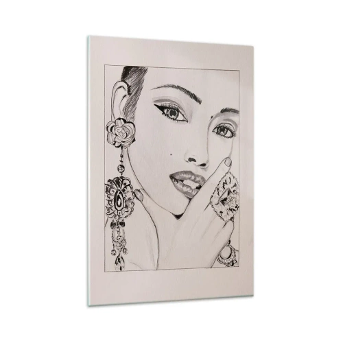 Glasbild - Bild auf glas - Das schönste Juwel - 80x120 cm