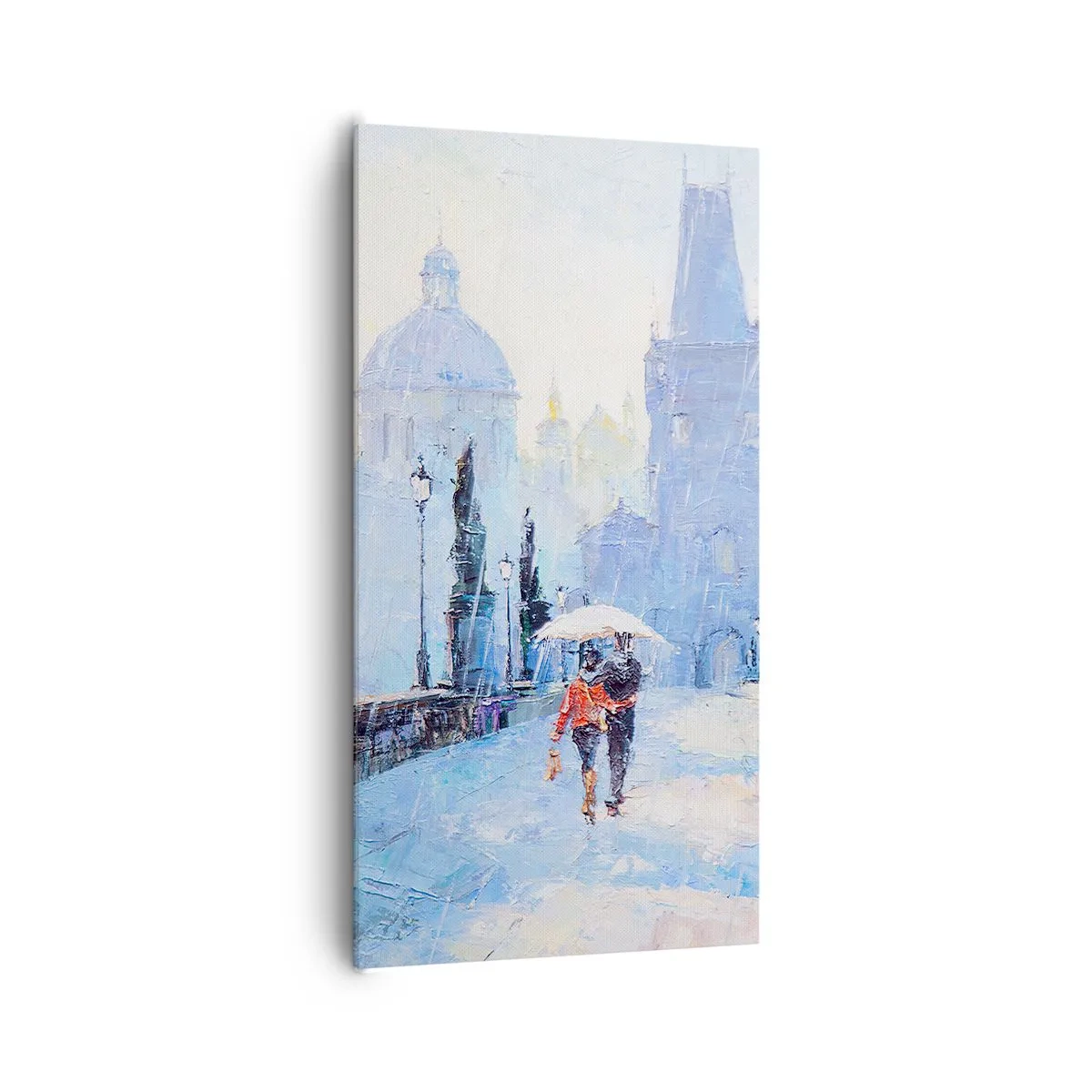 Bild auf Leinwand - Leinwandbild - Der Regen muss uns verzaubert haben - 65x120 cm