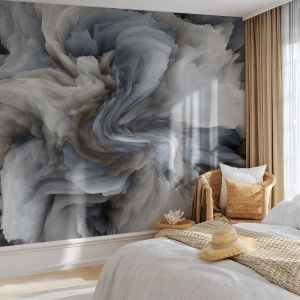 Selbstklebende Fototapete Deluxe Sticker - Stein und Blume - 3D, Dreidimensional, Stück - 500x350 cm