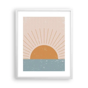 Poster in einem weißen Rahmen - Alltägliches Wunder - 40x50 cm