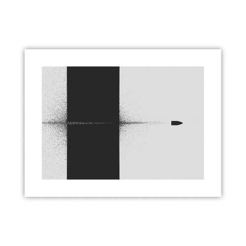 Poster - Direkt zum Ziel - 40x30 cm