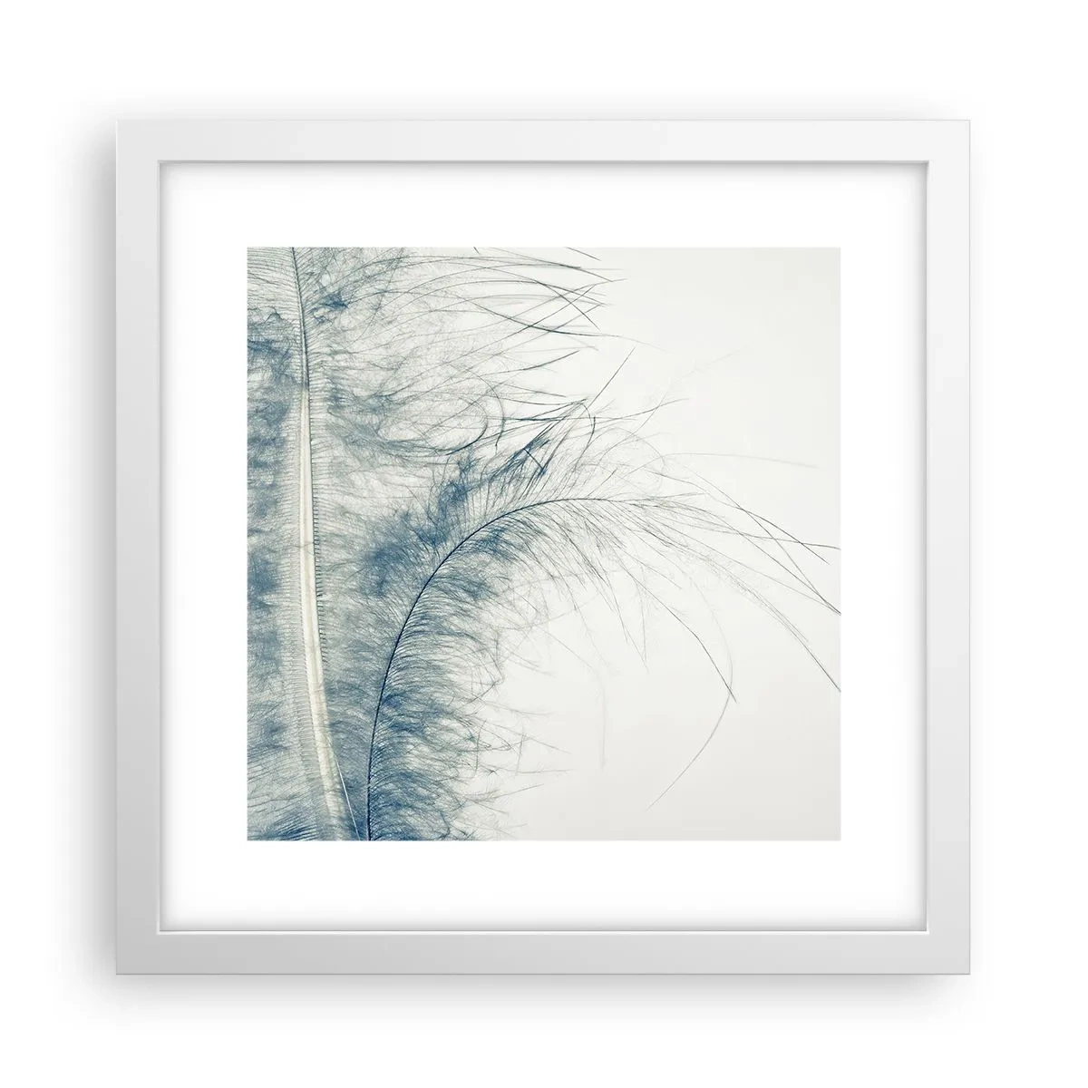 Poster in einem weißen Rahmen - Flüstern der Natur - 30x30 cm