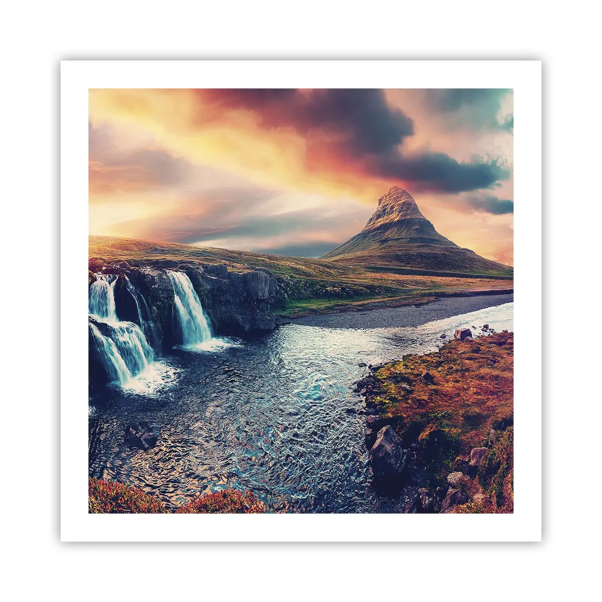 Poster - In der Majestät der Natur - 60x60 cm