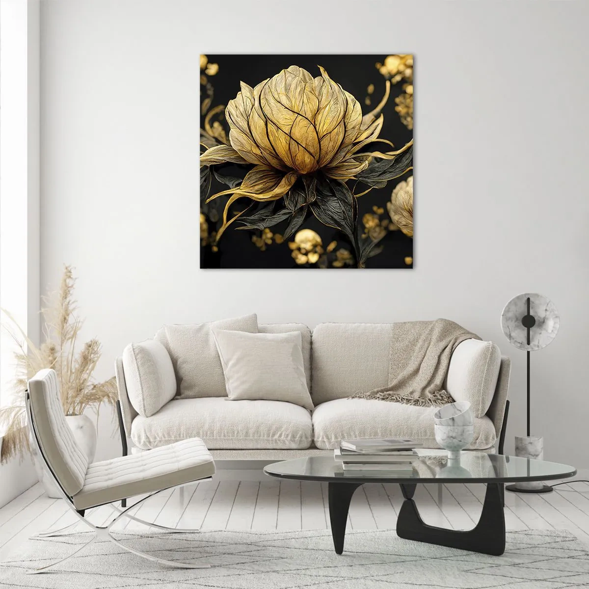 Glasbild - Bild auf glas - Subtile Zerbrechlichkeit - 50x50 cm