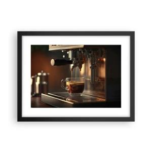 Poster in einem schwarzem Rahmen - Sinnliche Mischung - 40x30 cm