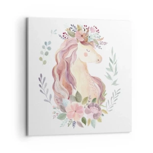 Bild auf Leinwand - Leinwandbild - Eine Einladung in die Welt der Märchen - 60x60 cm