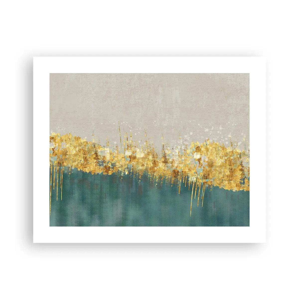 Poster - Goldener Rand - 50x40 cm