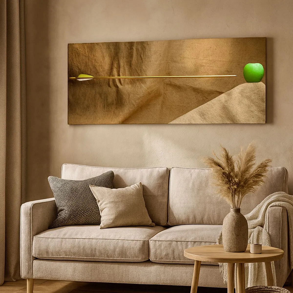 Bild auf Leinwand - Leinwandbild - Beschwöre den Geist von Wilhelm Tell - 100x40 cm