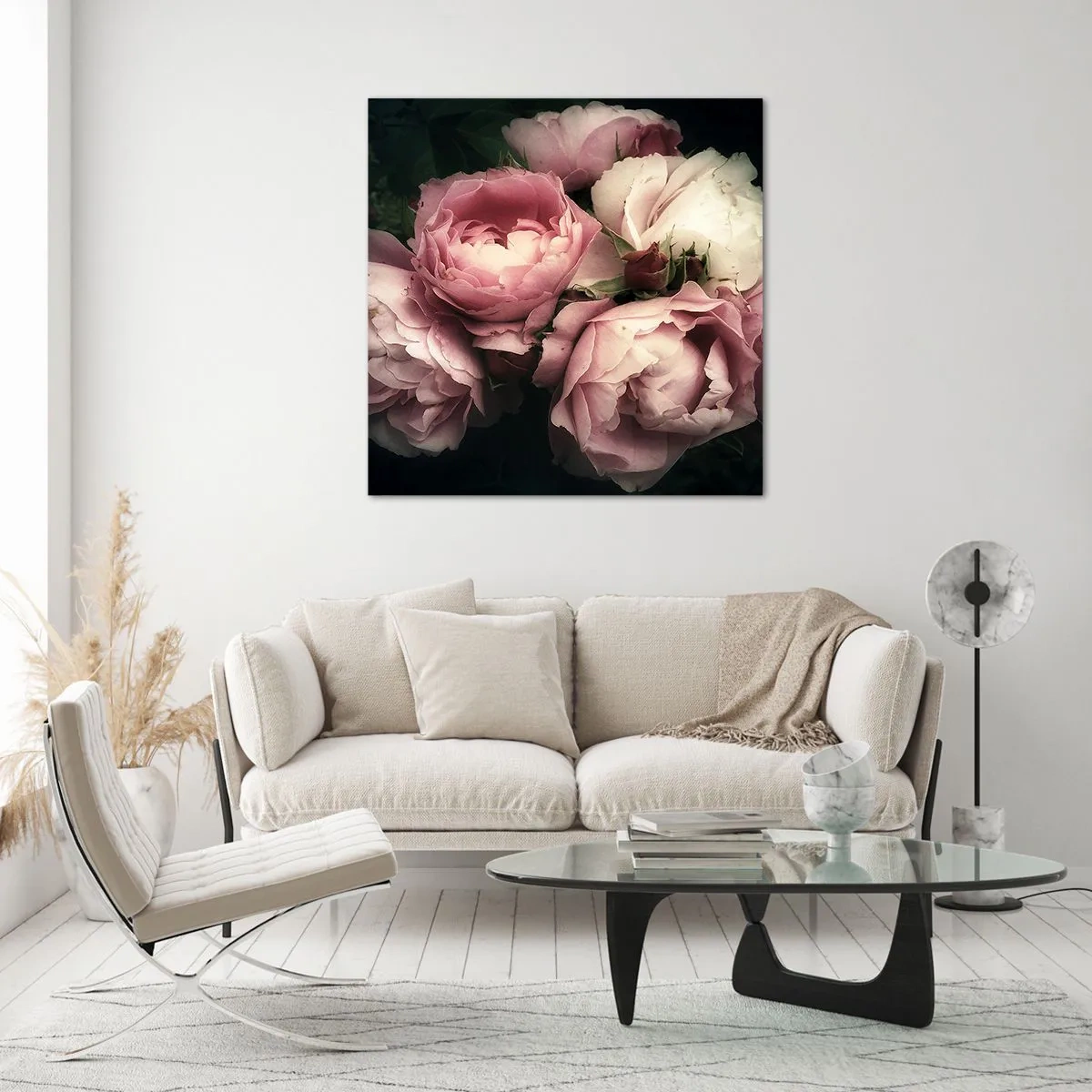 Glasbild - Bild auf glas - Der Charme der Belle Epoque - 40x40 cm