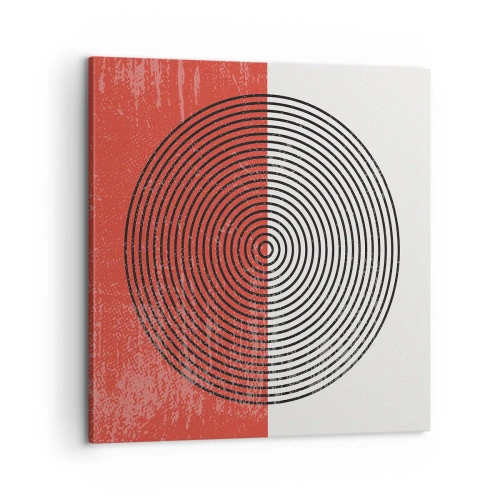 Bild auf Leinwand - Leinwandbild - Auf den Punkt gebracht - 60x60 cm
