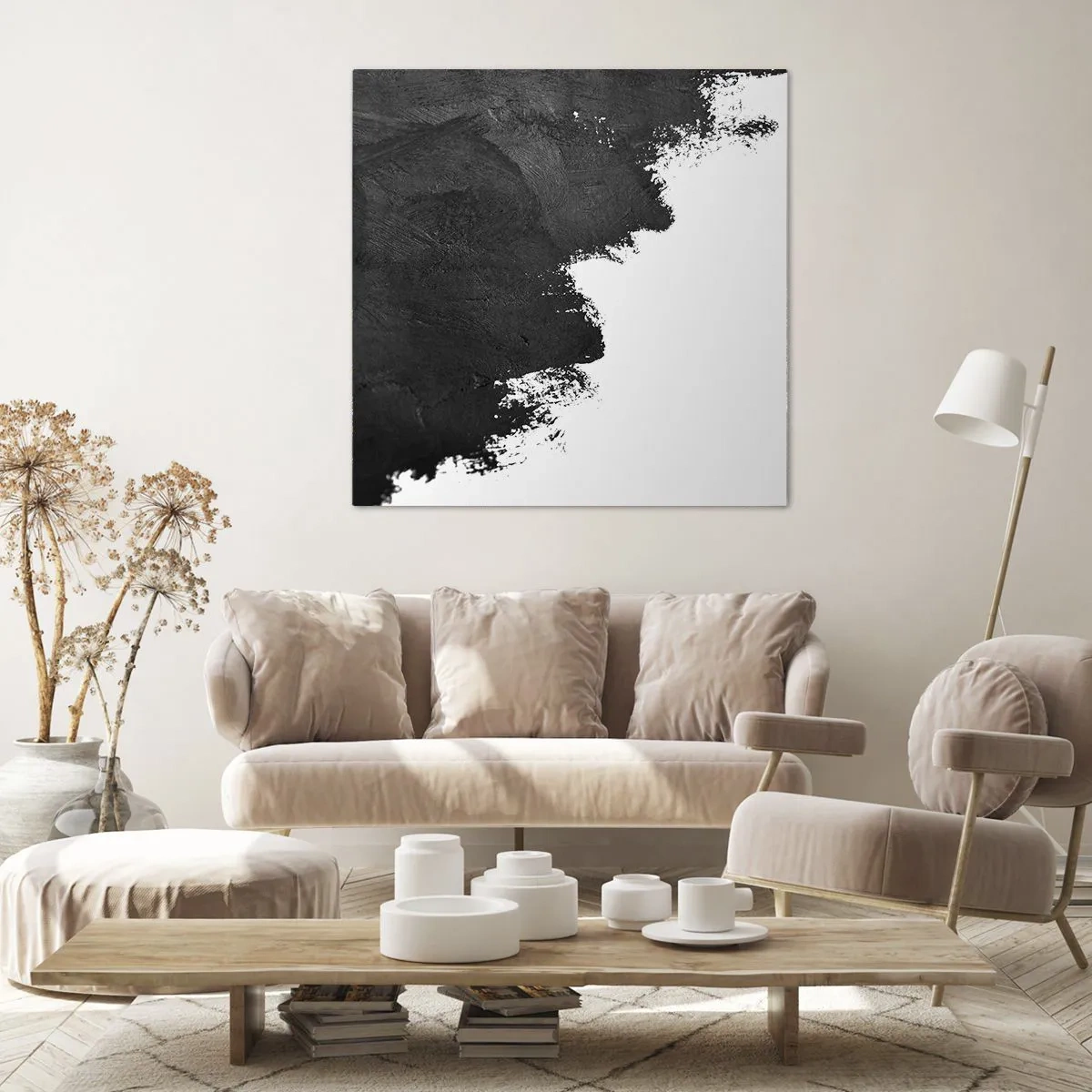 Bild auf Leinwand - Leinwandbild - Elemente: Erde - 40x40 cm