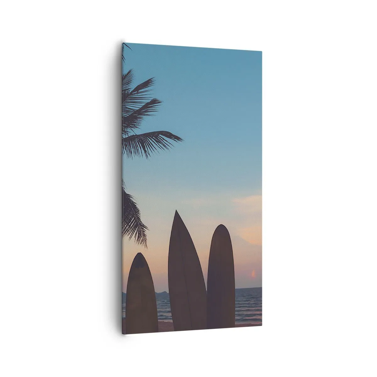 Bild auf Leinwand - Leinwandbild - Morgen wird es auch lustig - 65x120 cm