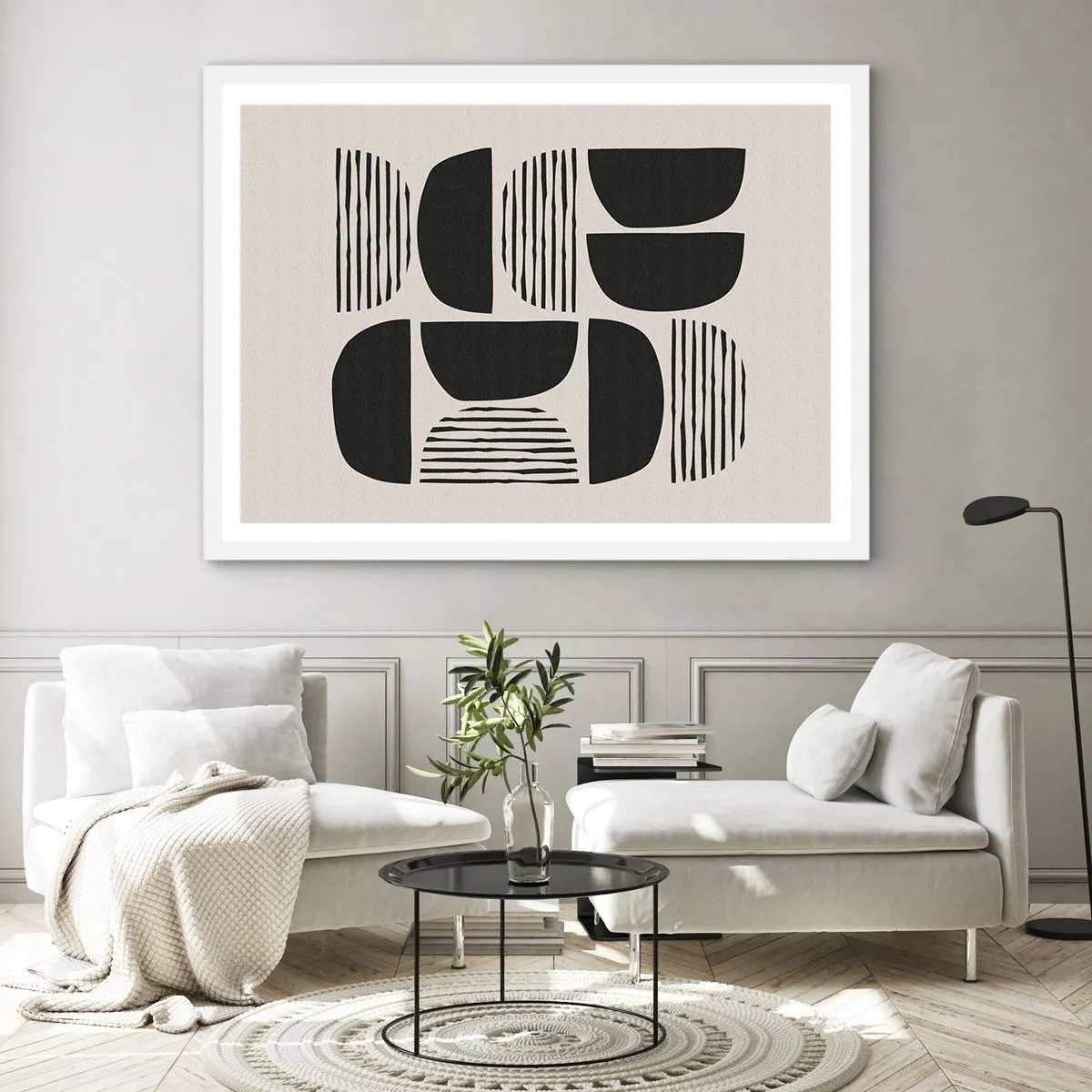 Poster in einem weißen Rahmen - Halbherzige Deals - 70x50 cm