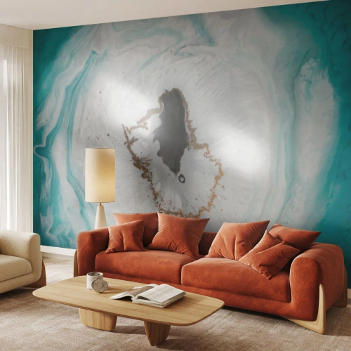 Fototapete Premium Canvas - Nach Innen eindringen - Abstraktion, Stück, Stein - 200x140 cm