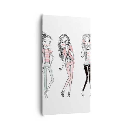 Bild auf Leinwand - Leinwandbild - Es wird, es wird Spaß machen - 65x120 cm