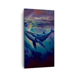 Bild auf Leinwand - Leinwandbild - Willkommen in meiner Welt - 45x80 cm