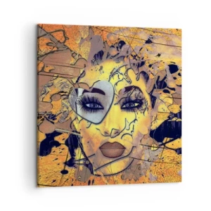 Bild auf Leinwand - Leinwandbild - Sonnige Schönheit - 50x50 cm