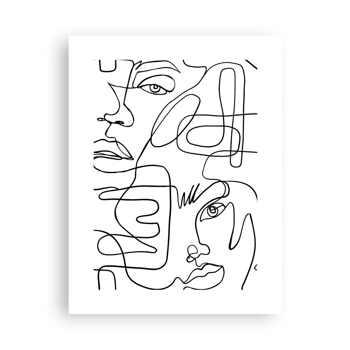 Poster - In verworrenen Gefühlen - 30x40 cm