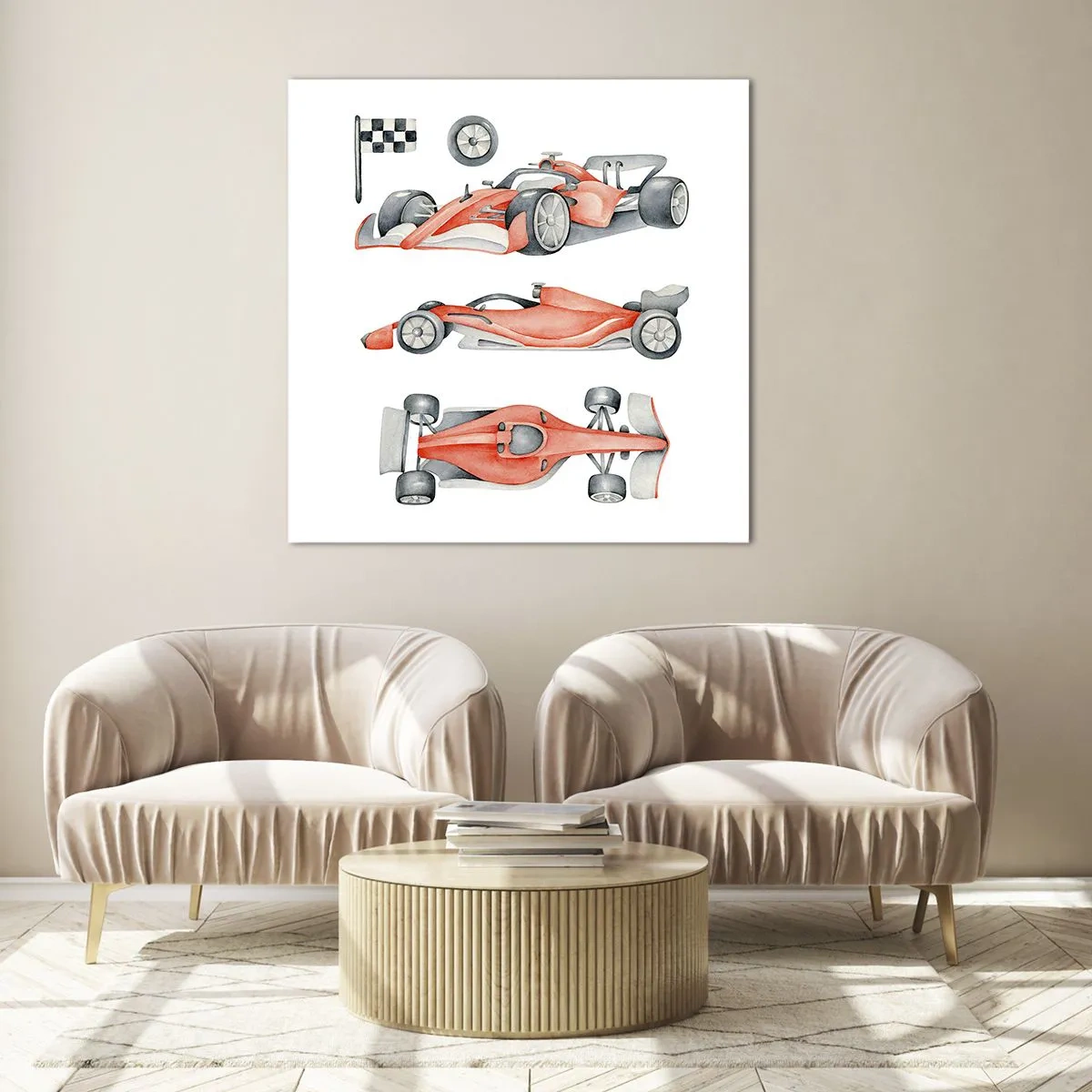 Glasbild - Bild auf glas - Dem Traum folgen - 70x70 cm