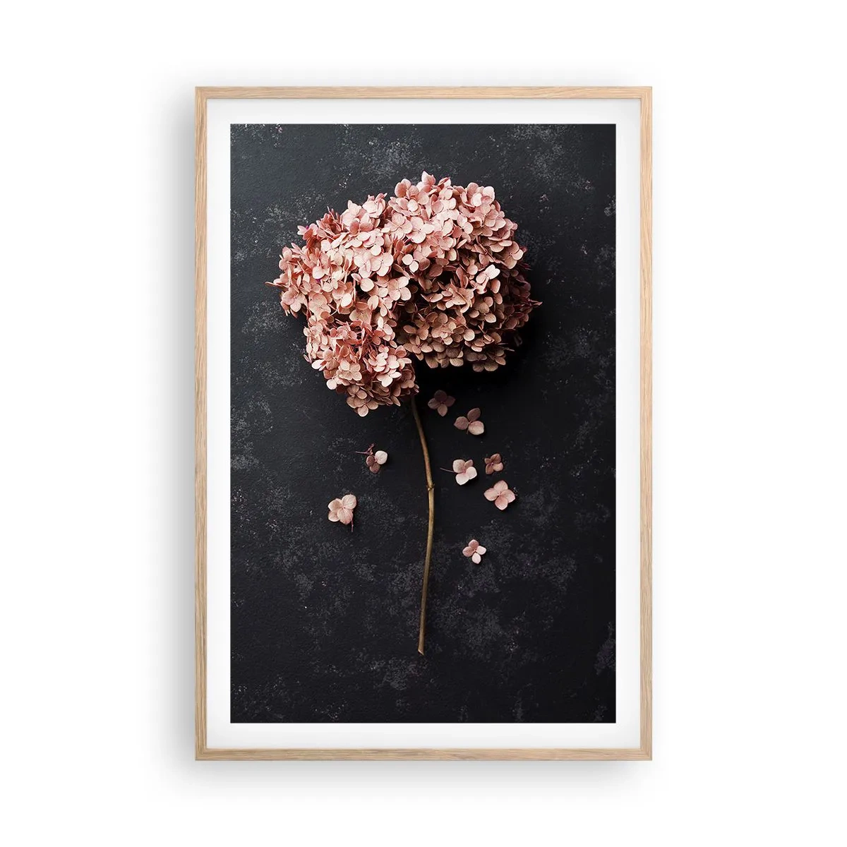 Poster in einem Rahmen aus heller Eiche - Wirklich romantisches Zeichen - 61x91 cm