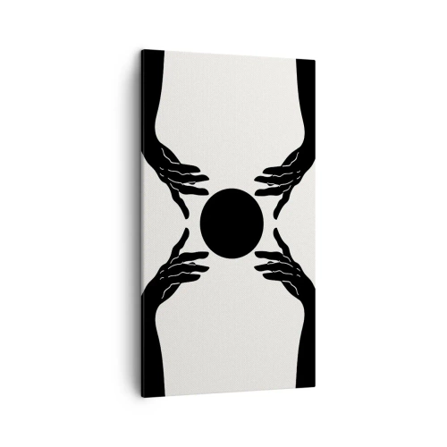 Bild auf Leinwand - Leinwandbild - Geheimes Zeichen - 45x80 cm