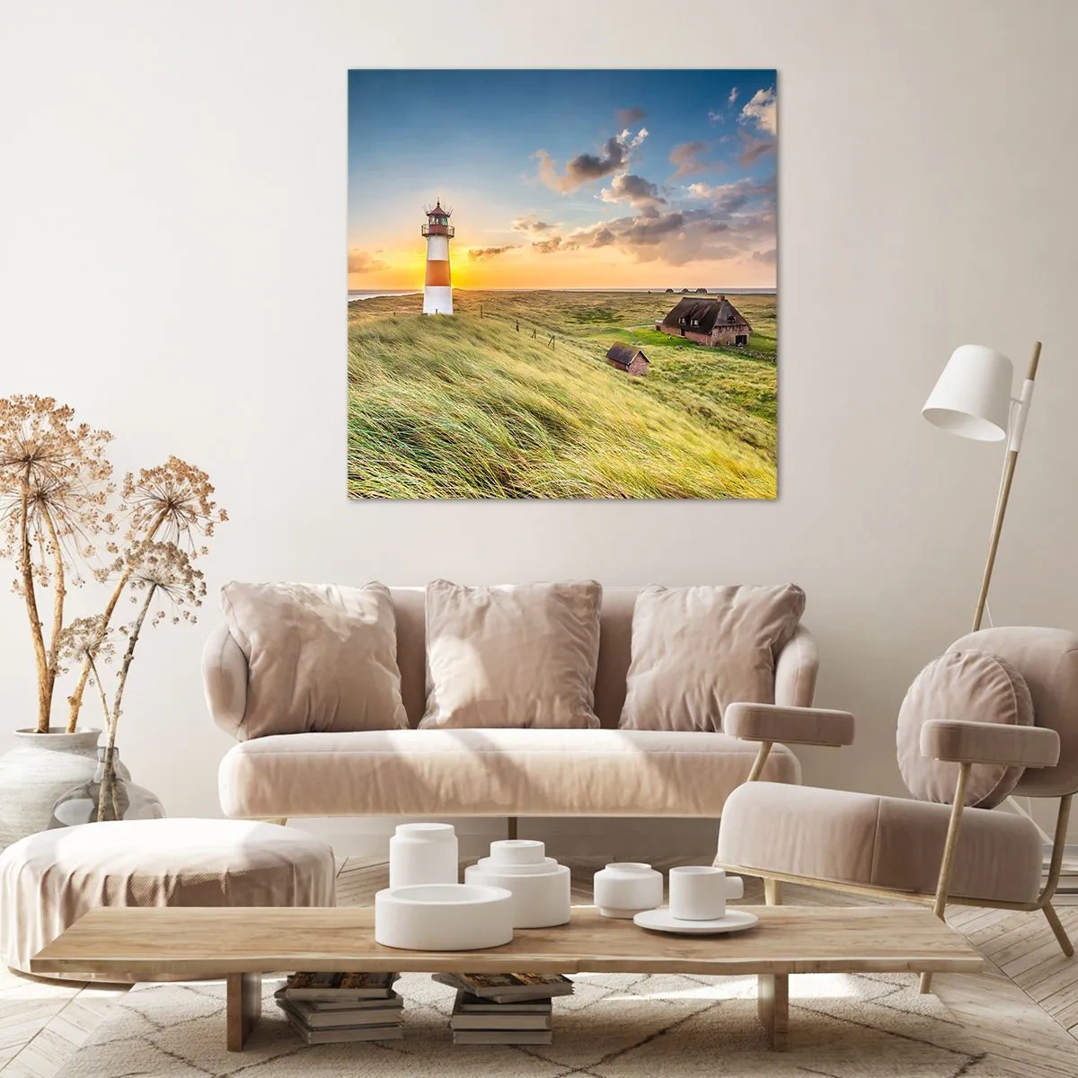 Bild auf Leinwand - Leinwandbild - Zwischen den Wellen - 60x60 cm