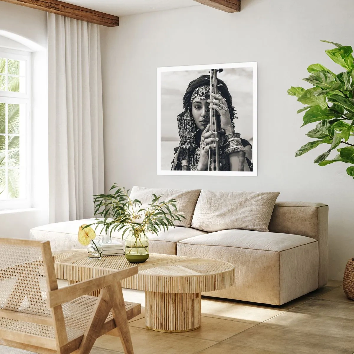 Poster - Die Musik des Orients selbst - 60x60 cm