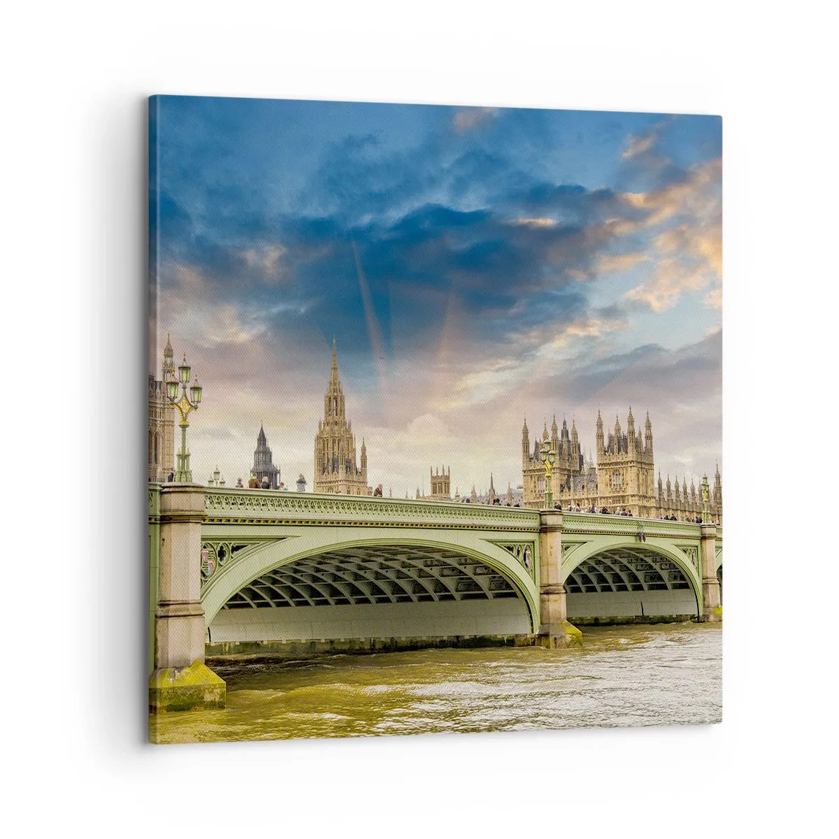 Bild auf Leinwand - Leinwandbild - Im Imperium ist die Zeit stehen geblieben - 60x60 cm