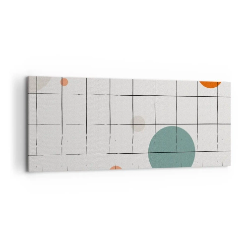 Bild auf Leinwand - Leinwandbild - Gefangen. Wir oder sie? - 100x40 cm