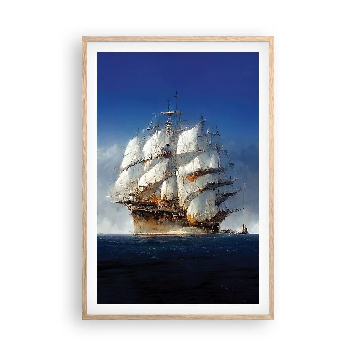 Poster in einem Rahmen aus heller Eiche - Der große Ruhm! - 61x91 cm
