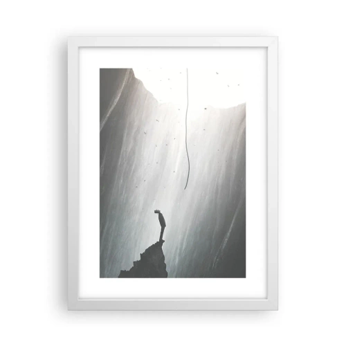 Poster in einem weißen Rahmen - Es gibt immer einen Ausweg - 30x40 cm