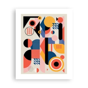 Poster - Komposition: Na, los, spiel! - 40x50 cm