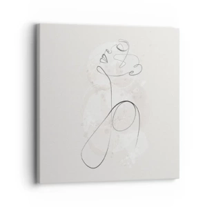 Bild auf Leinwand - Leinwandbild - Die Spirale der Schönheit - 30x30 cm