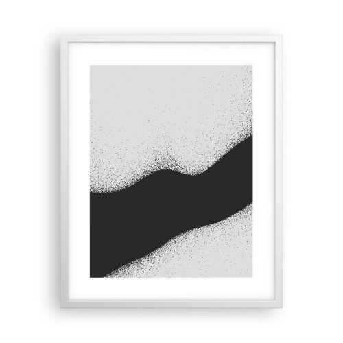 Poster in einem weißen Rahmen - Flüssiges Gleichgewicht - 40x50 cm