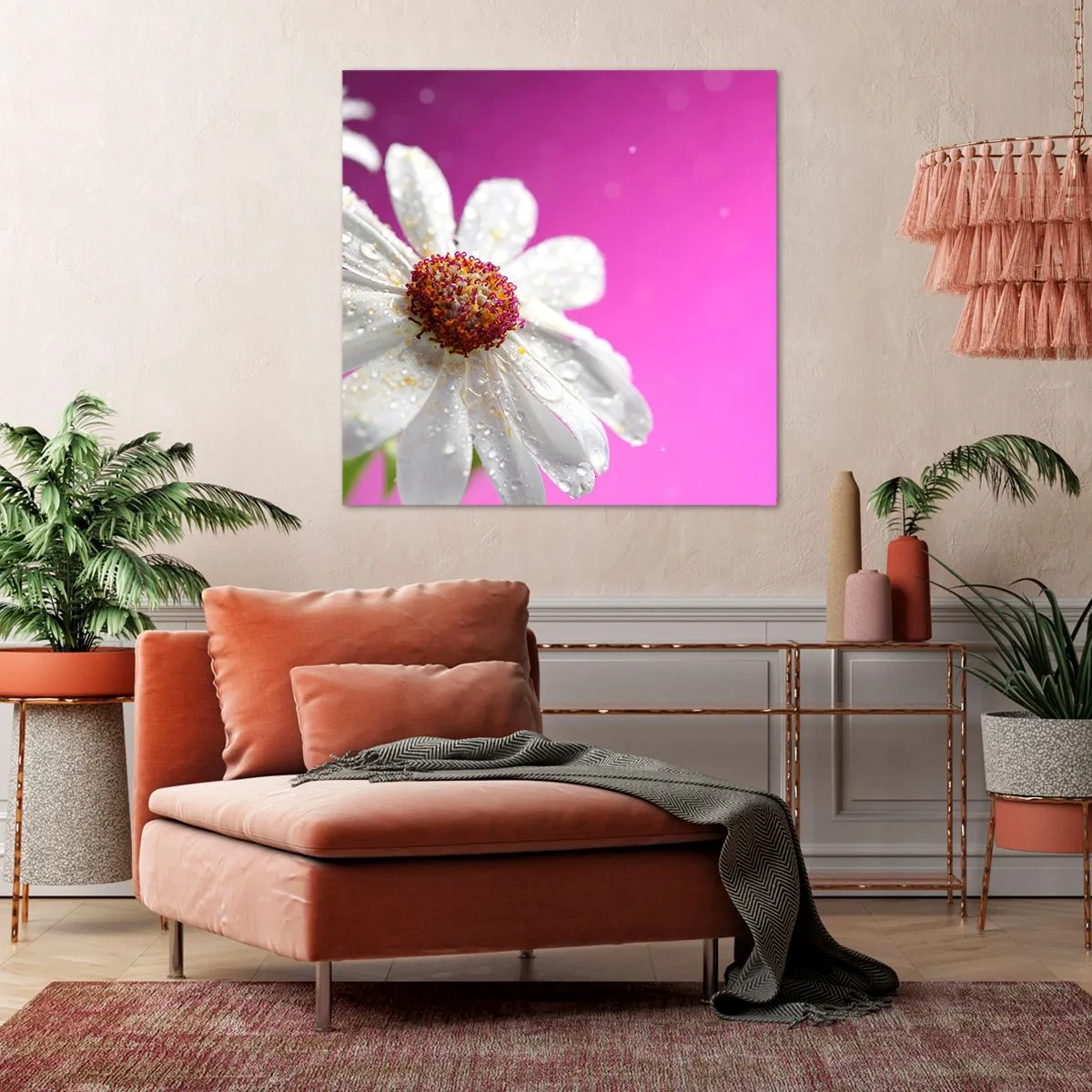 Bild auf Leinwand - Leinwandbild - Bescheiden in seiner Schönheit - 40x40 cm