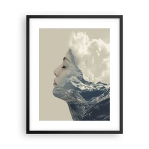 Poster in einem schwarzem Rahmen - Die Schönheit der Elemente der Natur - 40x50 cm