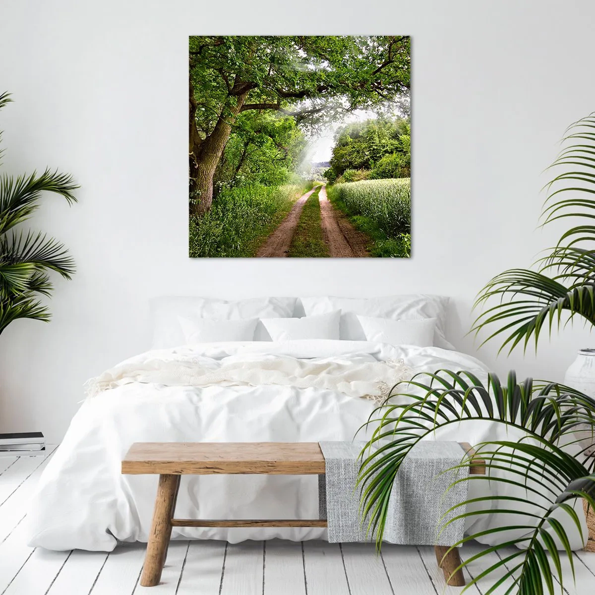 Bild auf Leinwand - Leinwandbild - Et in Arcadia ego - 60x60 cm