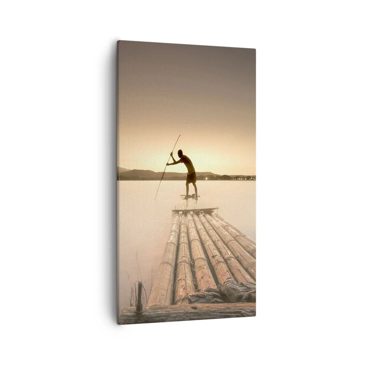 Bild auf Leinwand - Leinwandbild - Vor dem schlafen gehen - 55x100 cm