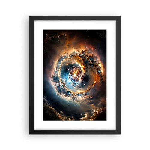 Poster in einem schwarzem Rahmen - Anfang - 30x40 cm